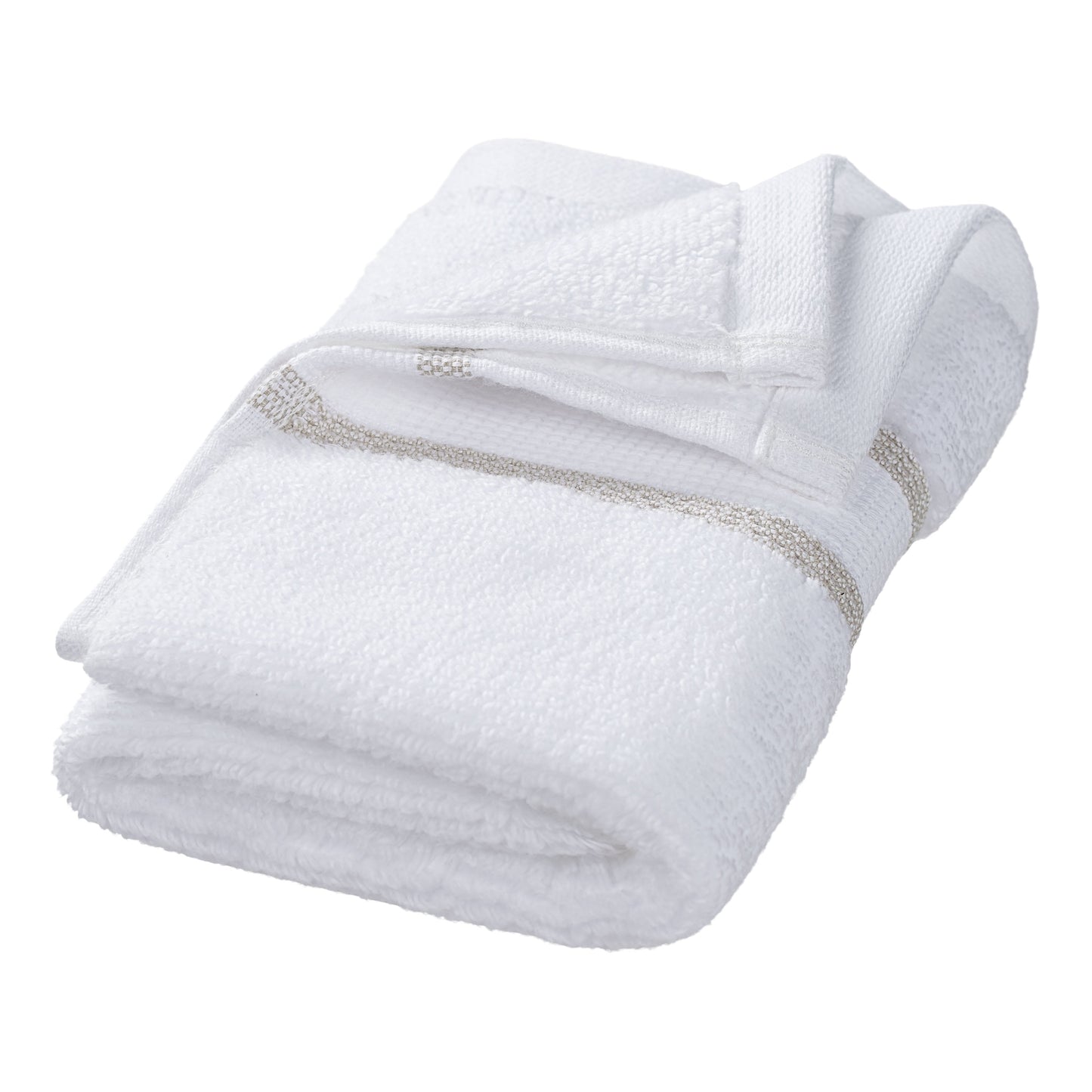 6-Piece Egyptian Cotton Striped Bath Coordinate Towel Set, Birchwood